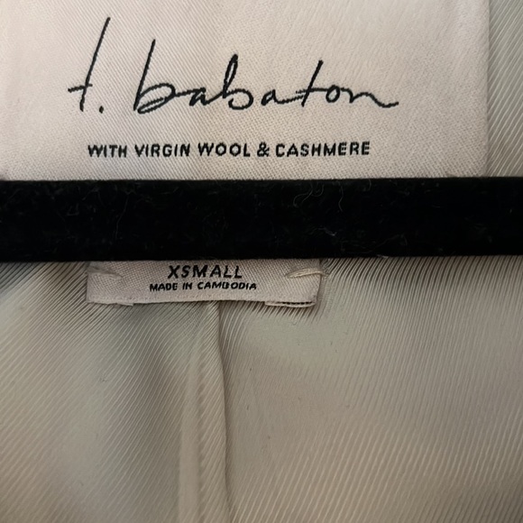 Talula Babaton wool jacket with hood size xsmall, grey - Picture 4 of 4